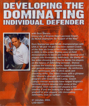 (Rental)-Developing the Dominating Individual Defender Dominic Starsia